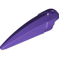 Lego Large Figure Limb Cover / Claw / Spike Large with Axle / Dark Purple