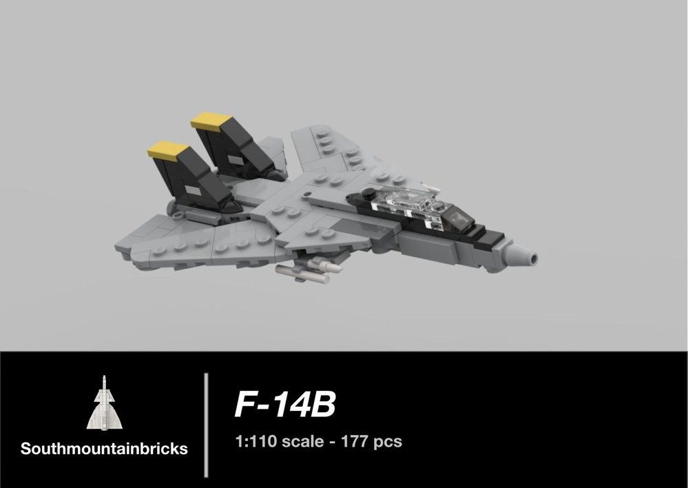 Lego F-14B [1:110 scale]