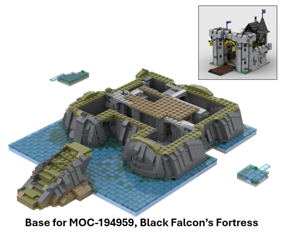 Lego Base for 6074-redux