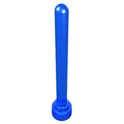 Antenna 1 x 4 with Rounded Top / Trans-Dark Blue