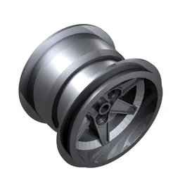 Wheel 62 x 46 Technic Racing Large / Metallic Silver