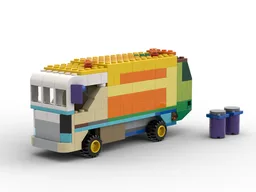 10698 - Garbage Truck 6 studs
