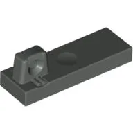 Hinge Tile 1 x 3 Locking with 1 Finger on Top / Dark Gray