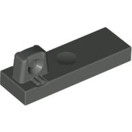 Lego Hinge Tile 1 x 3 Locking with 1 Finger on Top / Dark Gray