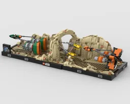 Diorama Mos Espa Podracer Upgrade