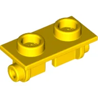Hinge Brick 1 x 2 Top Plate Thin / Yellow