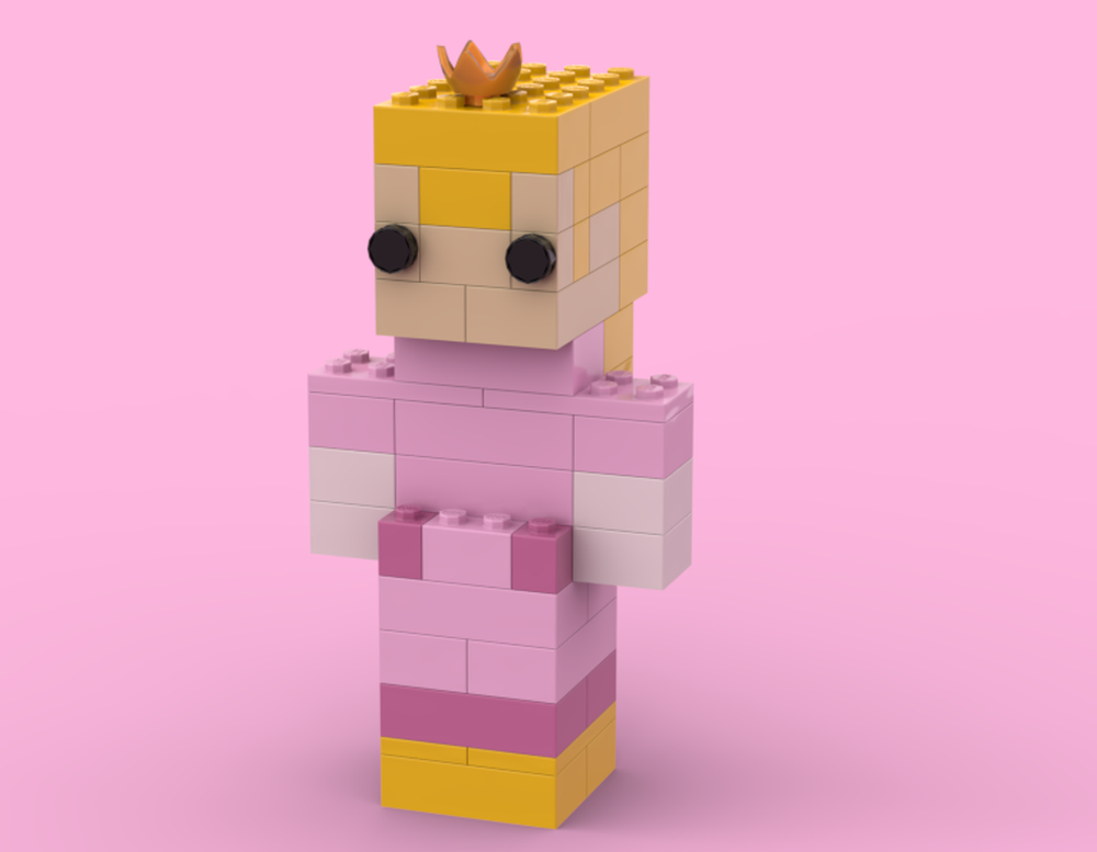 Lego Princess Peach figure