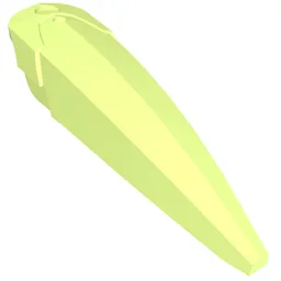Large Figure Limb Cover / Claw / Spike Large with Axle / Yellowish Green