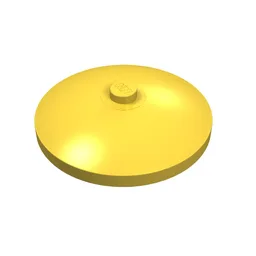 Dish 4 x 4 Inverted [Radar] / Yellow