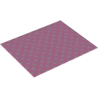 Duplo Blanket 8 x 10 with White Spots Print / Bright Pink