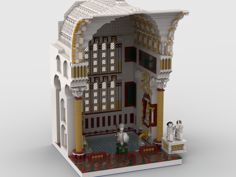 Lego Roman Imperial Bath, Part 2