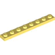 Plate 1 x 8 / Bright Light Yellow