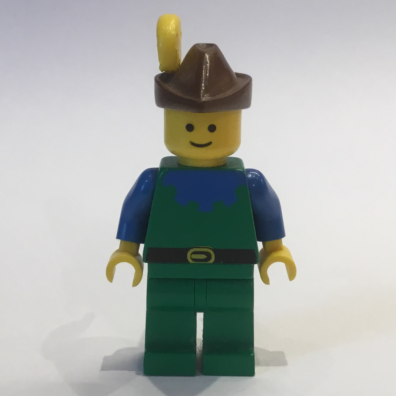 Lego Forestman (Forestmen) - Blue, Yellow Plume