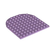 Plate 10 x 10 with Rounded End