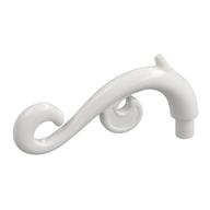 Lego Curled Decorative Ornament / Plant Vine with Bar / White