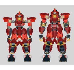 Fire Knight Mech Modification