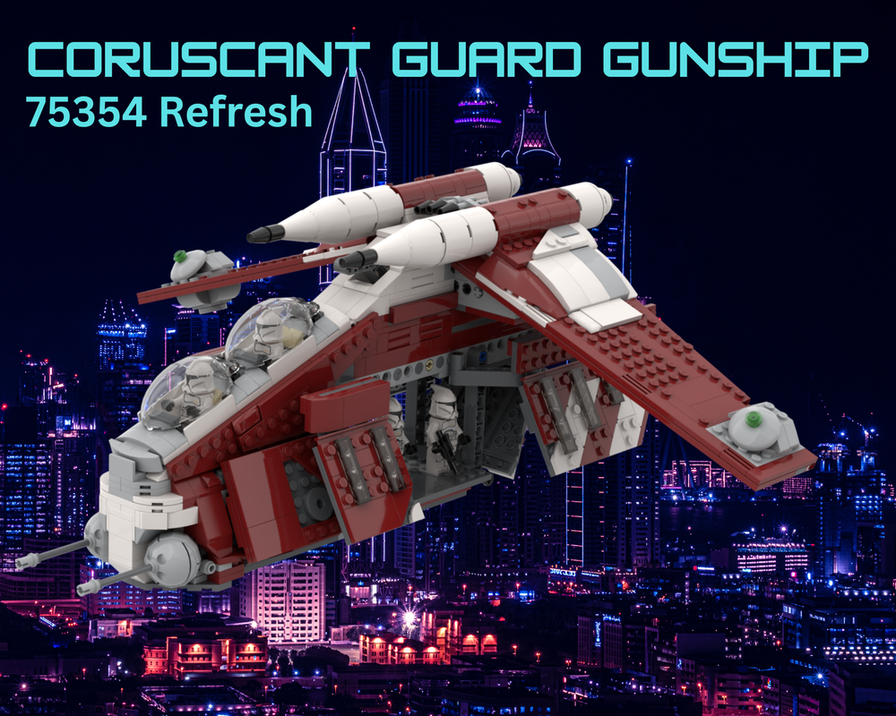 Lego Coruscant Guard Gunship 75354 Refresh