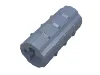Technic Axle Connector Ridged [with x Hole x Orientation] / Pearl Sand Blue