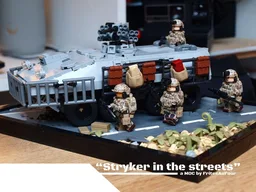 Stryker in the streets - Diorama #1