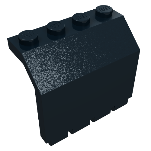 Lego Hinge Panel 2 x 4 x 3 1/3 / Black