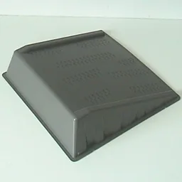 Baseplate Raised Ramp 190 x 190 x 50 mm (Technic, Racers) / Dark Gray