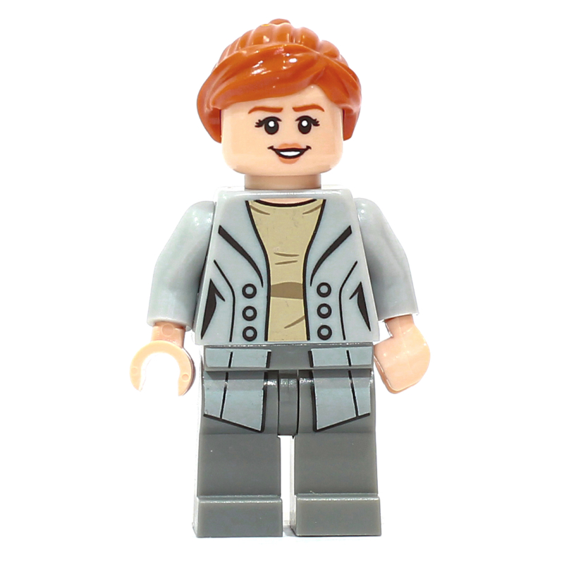 Lego Claire Dearing in Long Light Bluish Gray Coat