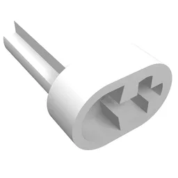 Technic Engine Crankshaft / White