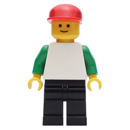 White Torso, Black Legs, Red Hat