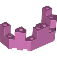 Castle Turret Top 4 x 8 x 2 1/3 / Medium Dark Pink