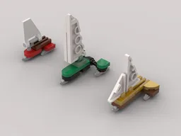 Nano ice sailing boats