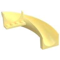 Lego Slide Curved 180° / Bright Light Yellow