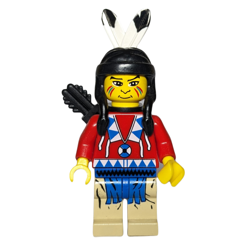Lego Indian, Red Shirt, Quiver