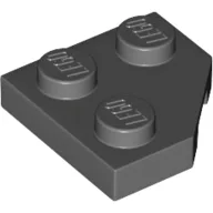 Wedge Plate 2 x 2 Cut Corner / Dark Bluish Gray