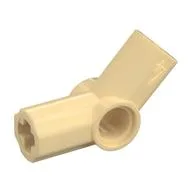 Technic Axle and Pin Connector Angled #4 - 135° / Tan