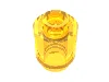 Brick Round 1 x 1 Open Stud / Trans-Yellow