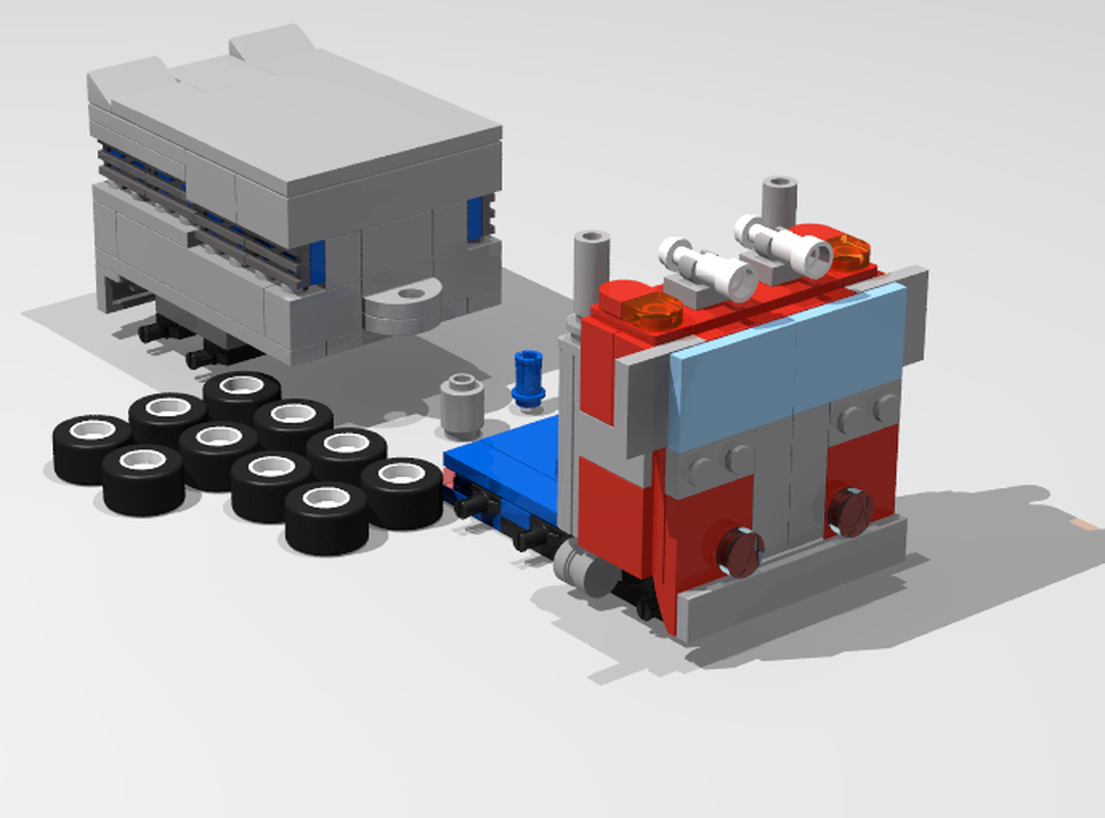 Lego 40803 Optimus Prime Truck Modification