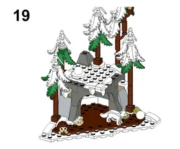 Winter Village small mountain