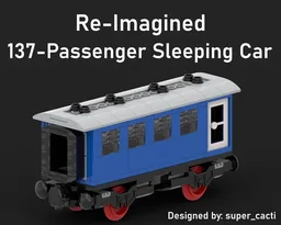 Re-Imagined 137-2 Passenger Sleeping Car