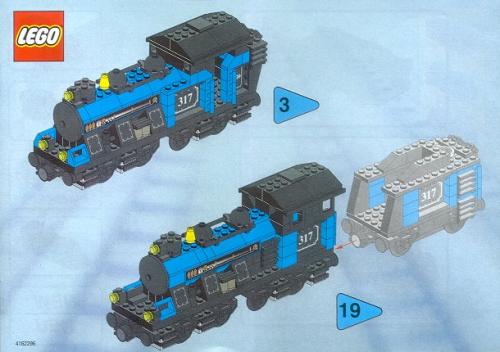 Lego Large Locomotive (base unit without color trim elements)