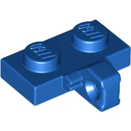 Hinge Plate 1 x 2 Locking with 1 Finger on Side, without Groove / Blue