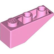 Lego Brick Sloped Inverted 33° 3 x 1 with Internal Stopper and No Front Stud Connection / Bright Pink