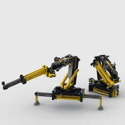 Medium folding crane