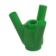 Brick Round 1 x 1 with 3 Bars / Bright Green