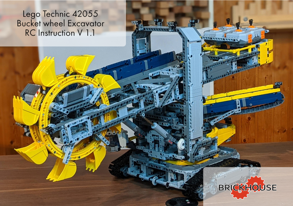 Lego 42055 Bucket Wheel Excavator Full RC