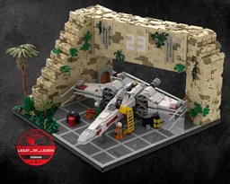 SW Yavin VI Starfighter X Wing Hangar (75301 & 75218)