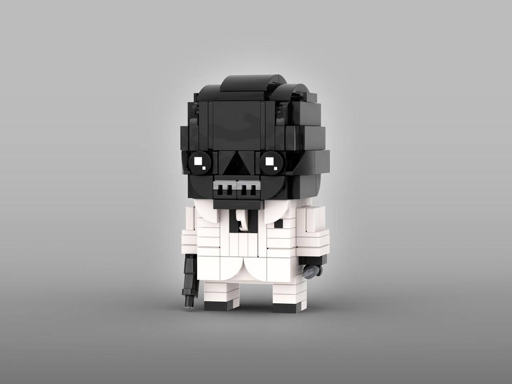 Lego Black Mask Brickheadz LEGO MOC - DC