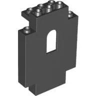 Panel 2 x 5 x 6 Wall with Arched Window / Black