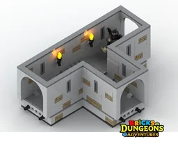 LEGO Castle Corridor Spike Trap Instructions (PDF), Zombie Warrior figurine, Bricks Dungeons and Adventures