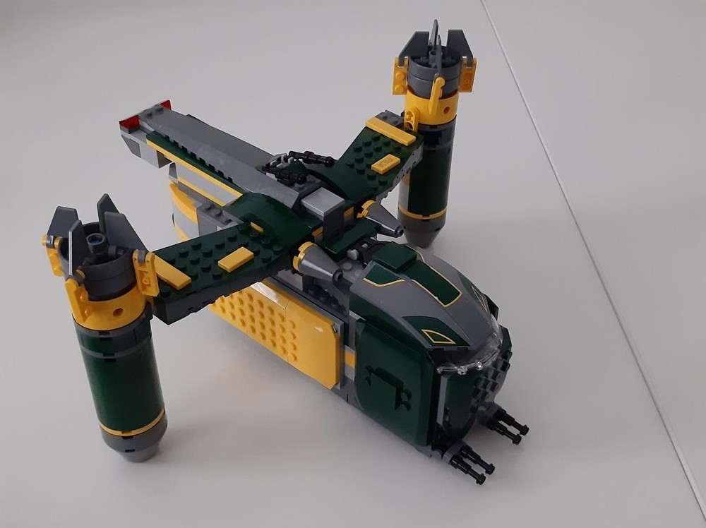 Lego Convert 7930 Bounty Hunter Gunship into Troop Transport