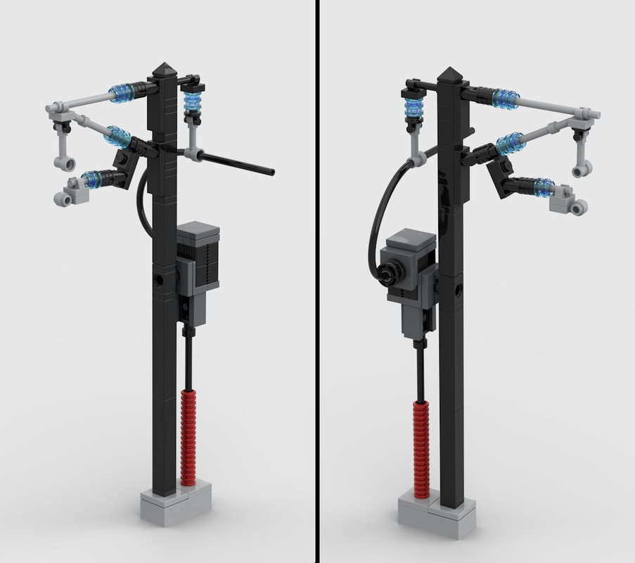 Lego Caténaire - Overhead line - Oberleitung - MOC